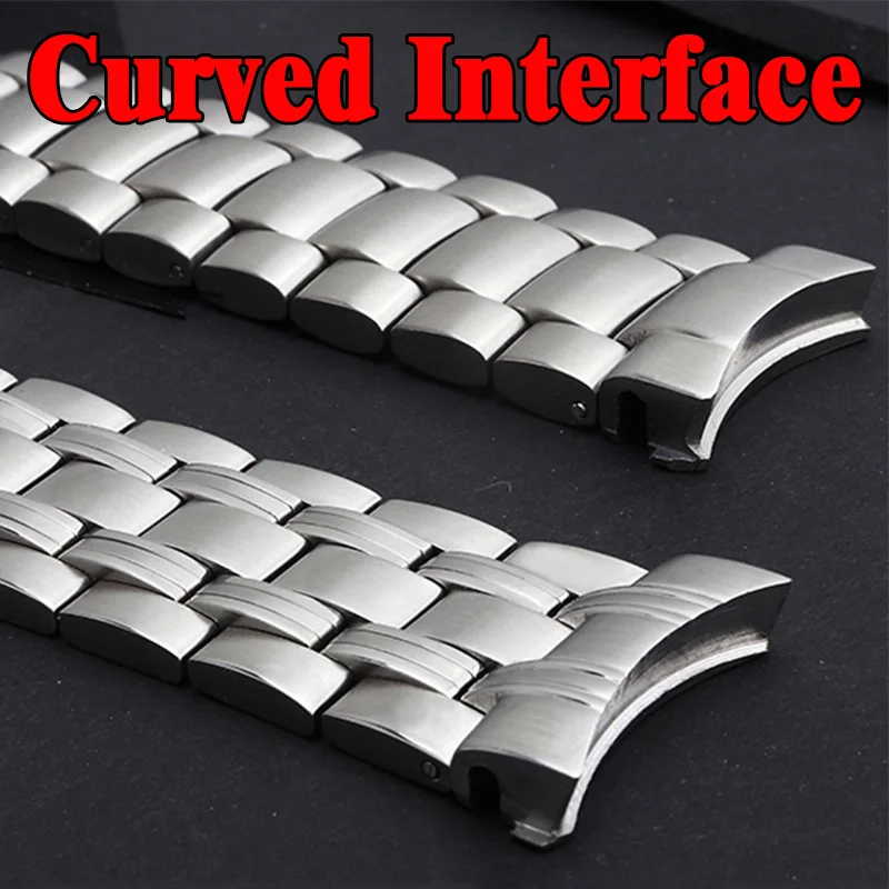 18mm 20mm 22mm Watch Accessories Stainless Steel Strap for Omega 007 Seamaster Planet Ocean 300m Sports watchband Bracelet belt