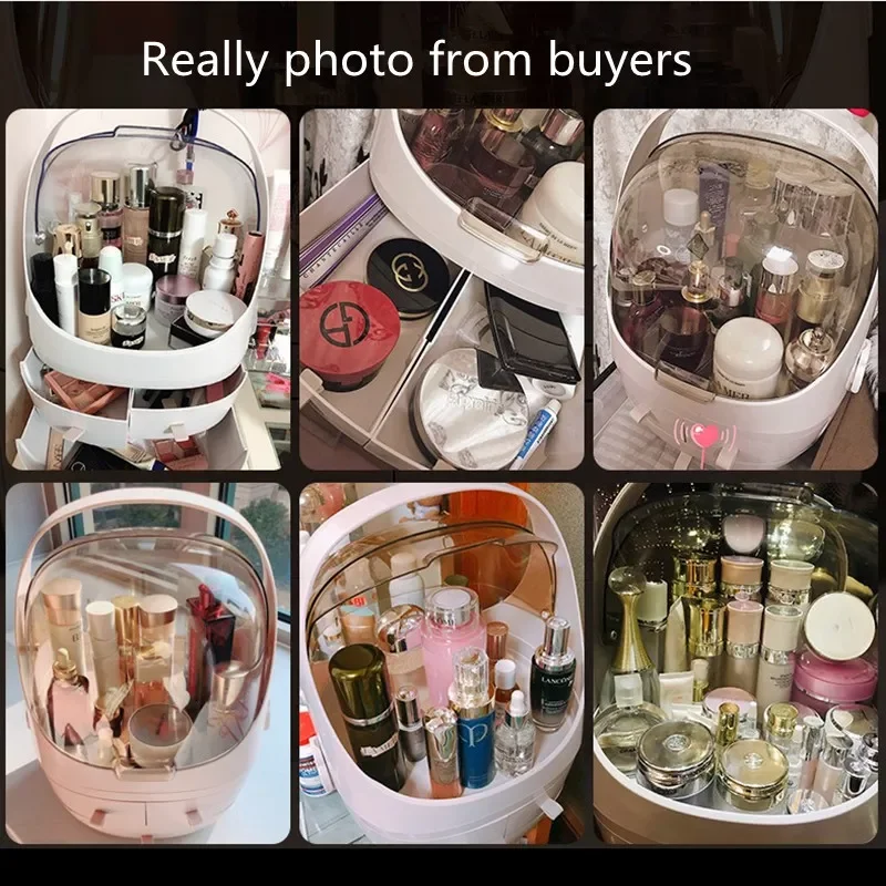 

2022New Jewerly Box Desktop Cosmetic Drawer Storage Box Case Makeup Organizer Cosmetics Storage Rack Container Display Stand