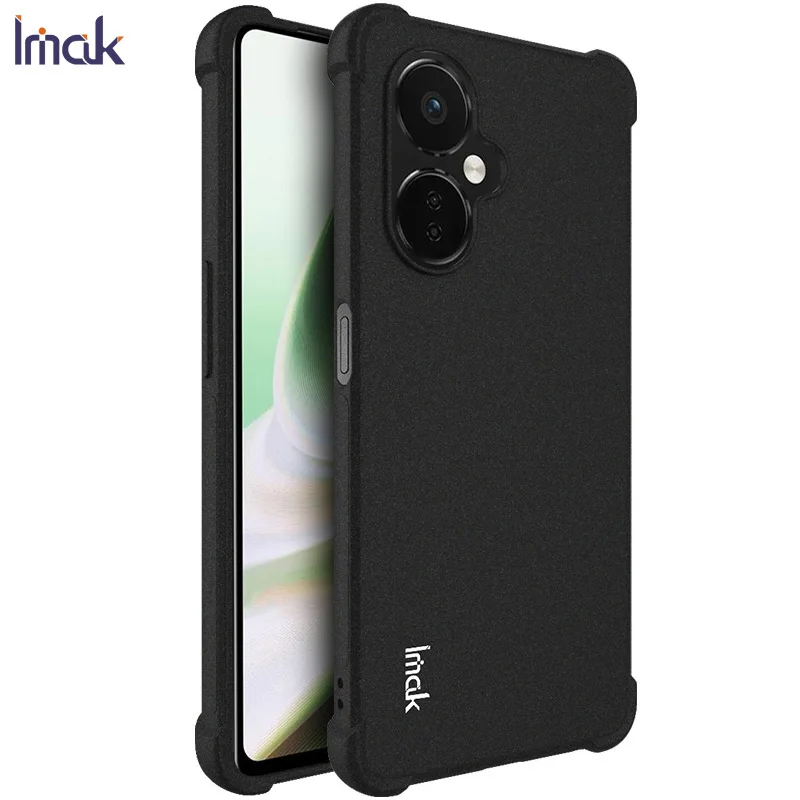 

IMAK Matte Back Case for One Plus Nord CE 3 Lite Camera Lens 360 Protect Flexible Air Bag Phone Oneplus Nord3 CE3 Lite 5G Cover