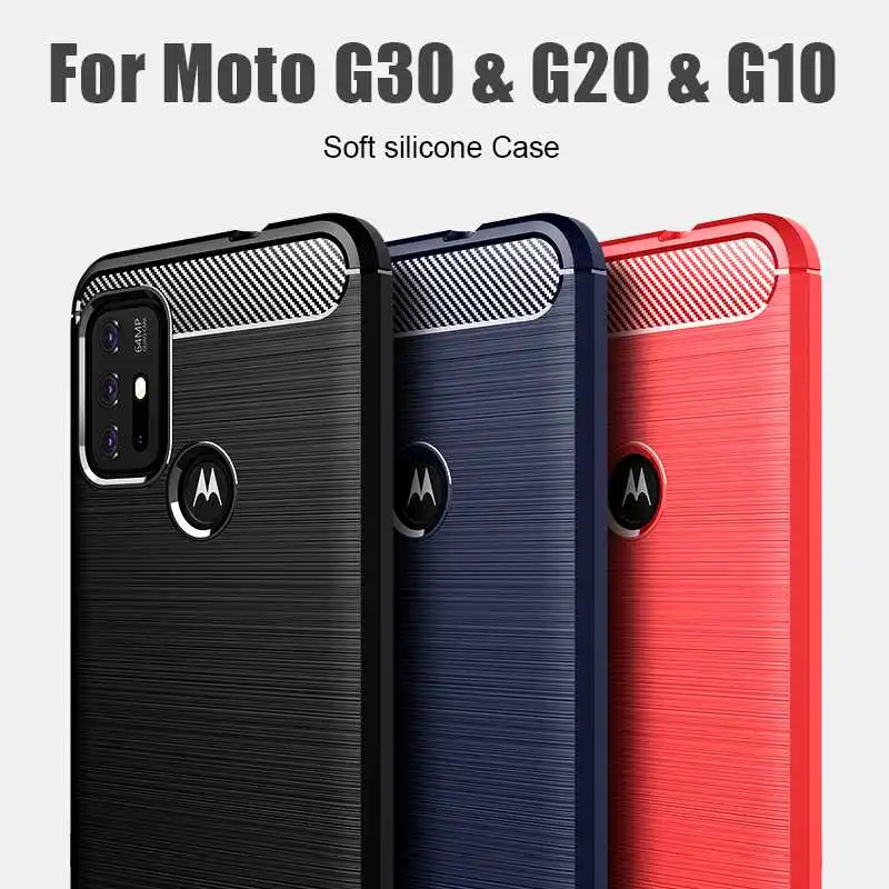 

Nonmeio Shockproof Soft Case For Motorola Moto G30 G20 G10 Power Phone Case Cover