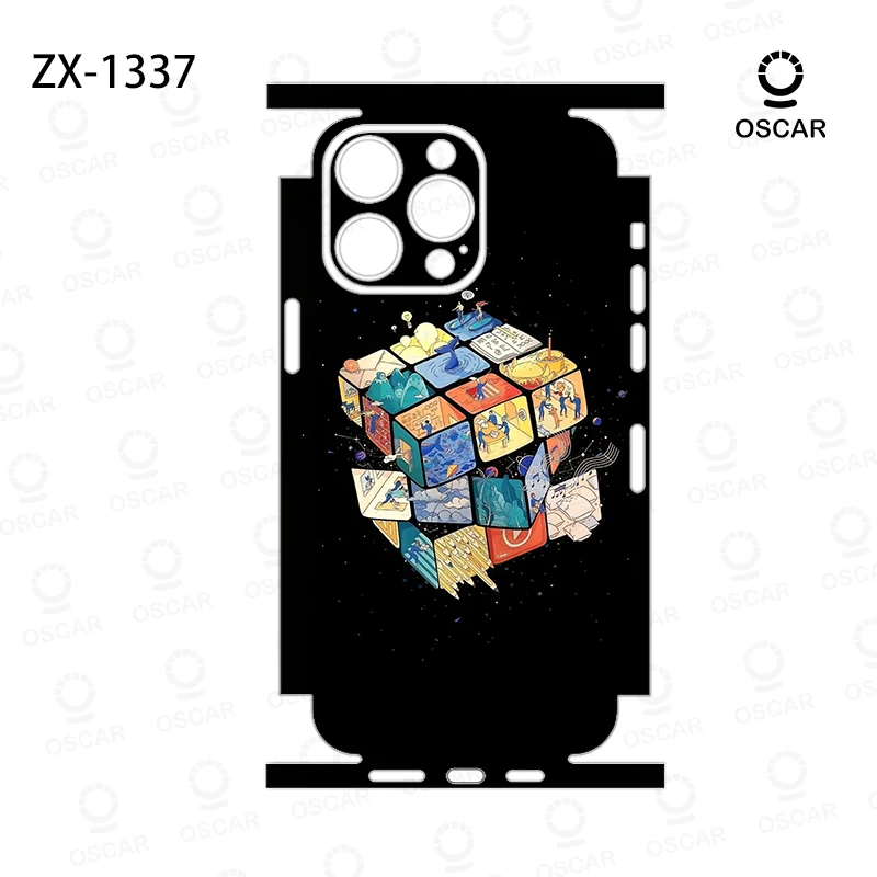 Обертка OscarSkinZ для iPhone 16 Pro Max, наклейка 15, 14 Plus, задняя пленка 13 12, мини-защитная наклейка, боковая рамка, задняя защита (art.: 3920cb343d04e) - 3920cb343d04e