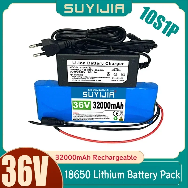 Новый резервный аккумулятор 36 В 10S1P 32000 мАч 18650 фотоаккумулятор для