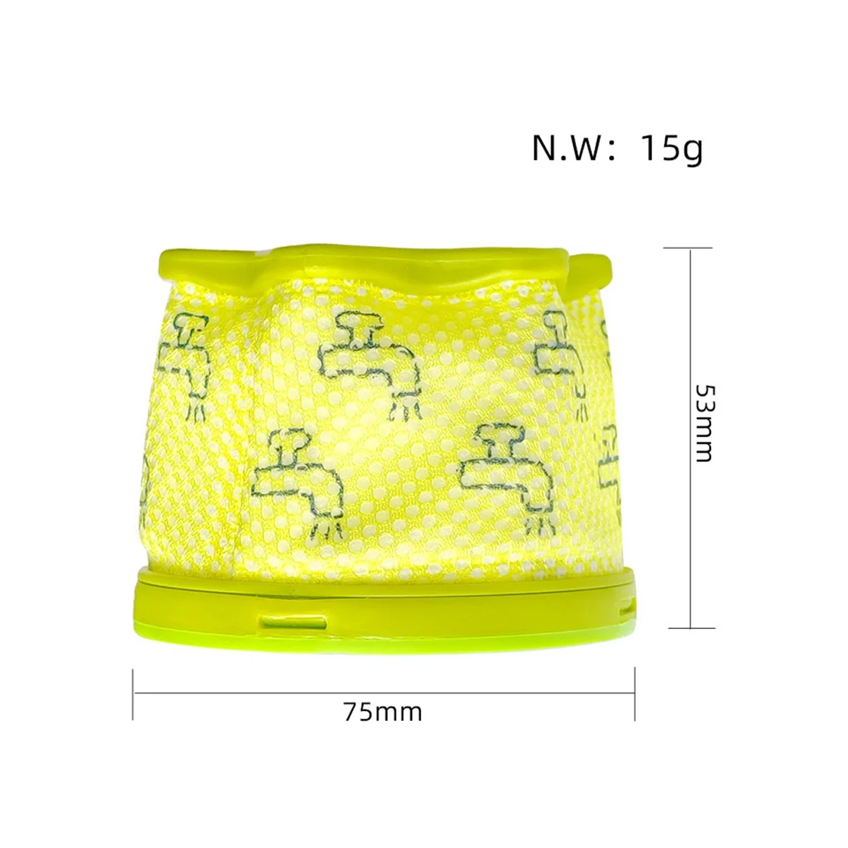 5 шт. запасная часть фильтра Hepa для пылесоса LG A9 A958KA A958SA A9MASTER2X A927KGMS
