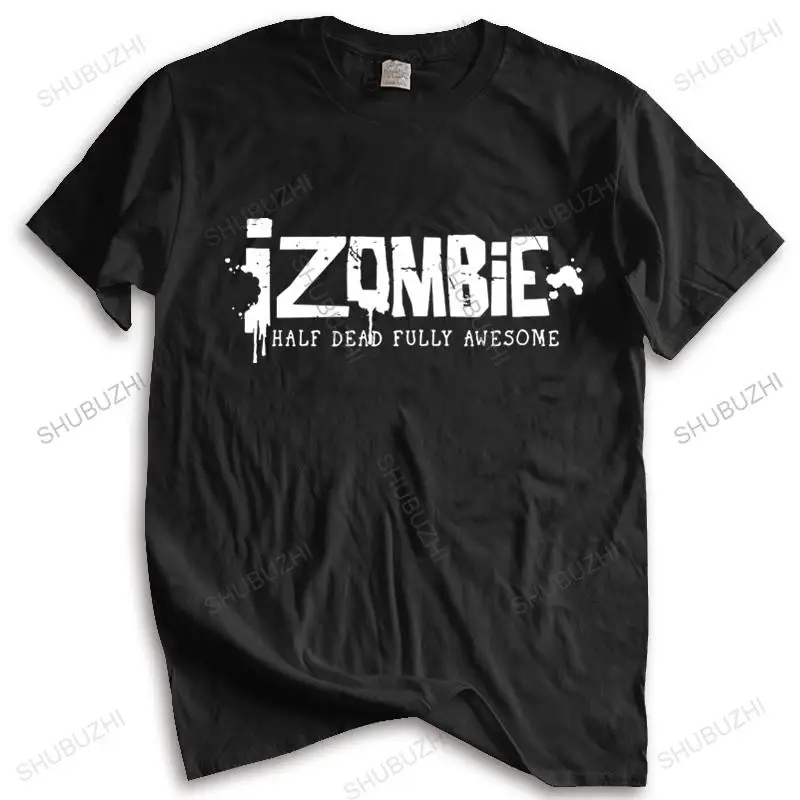 

brand teeshirt Personalized Tees Men's Izombie Tv Show Logo Half Dead Fully unisex t-shirt loose style tops