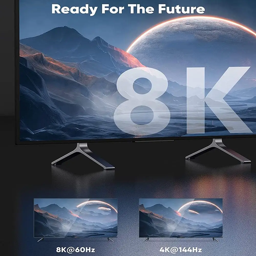 Удлинительный штекер-гнездо порта дисплея монитора 8K 60 Гц DisplayPort 1 4 DP кабель