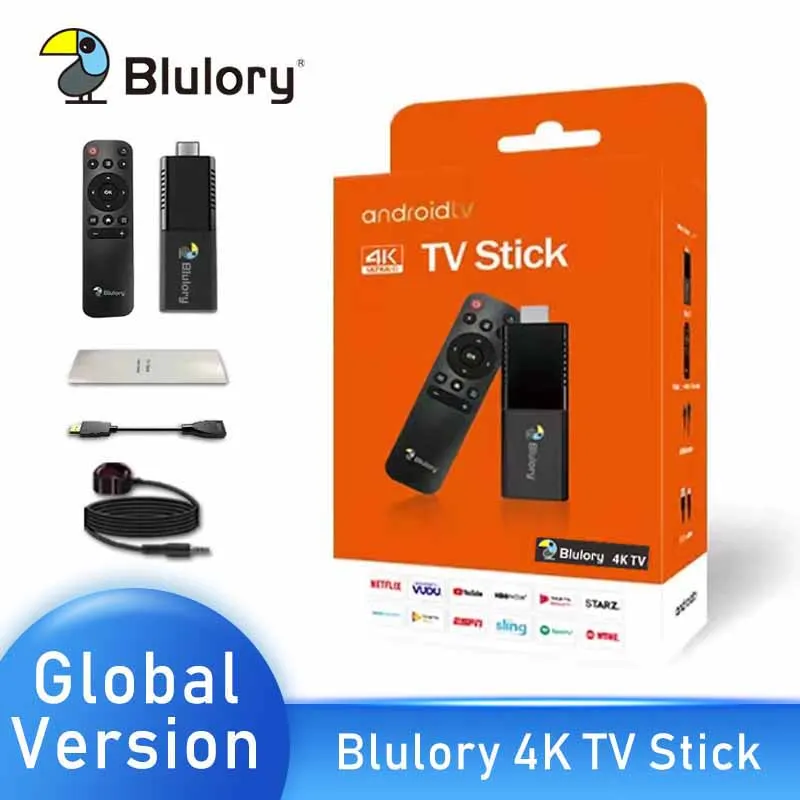 Blulory 4K 60 кадров в секунду ТВ-трость Android HDMI2.0a 3D устройство для снятия шума телефон