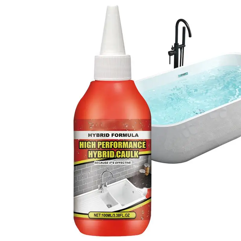 Прозрачный водонепроницаемый клей белый герметик для затирки герметики 100 мл