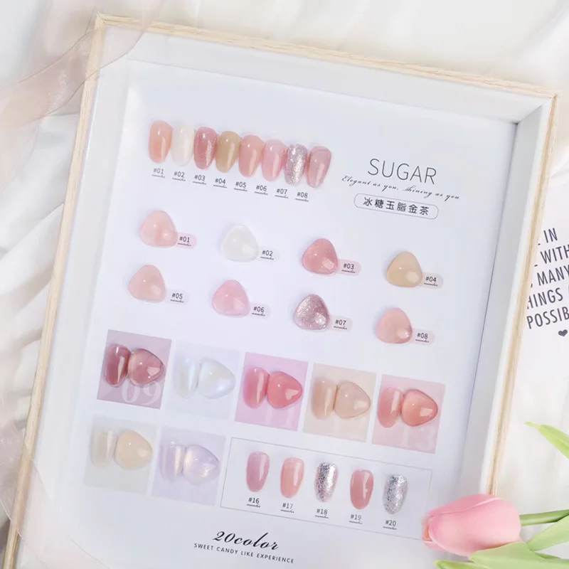 Розовый кристаллический Гель-лак VINIMAY для ногтей УФ-Гель-лак удаляемый