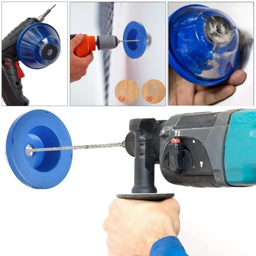 

Dust collector apparatus attached to drill