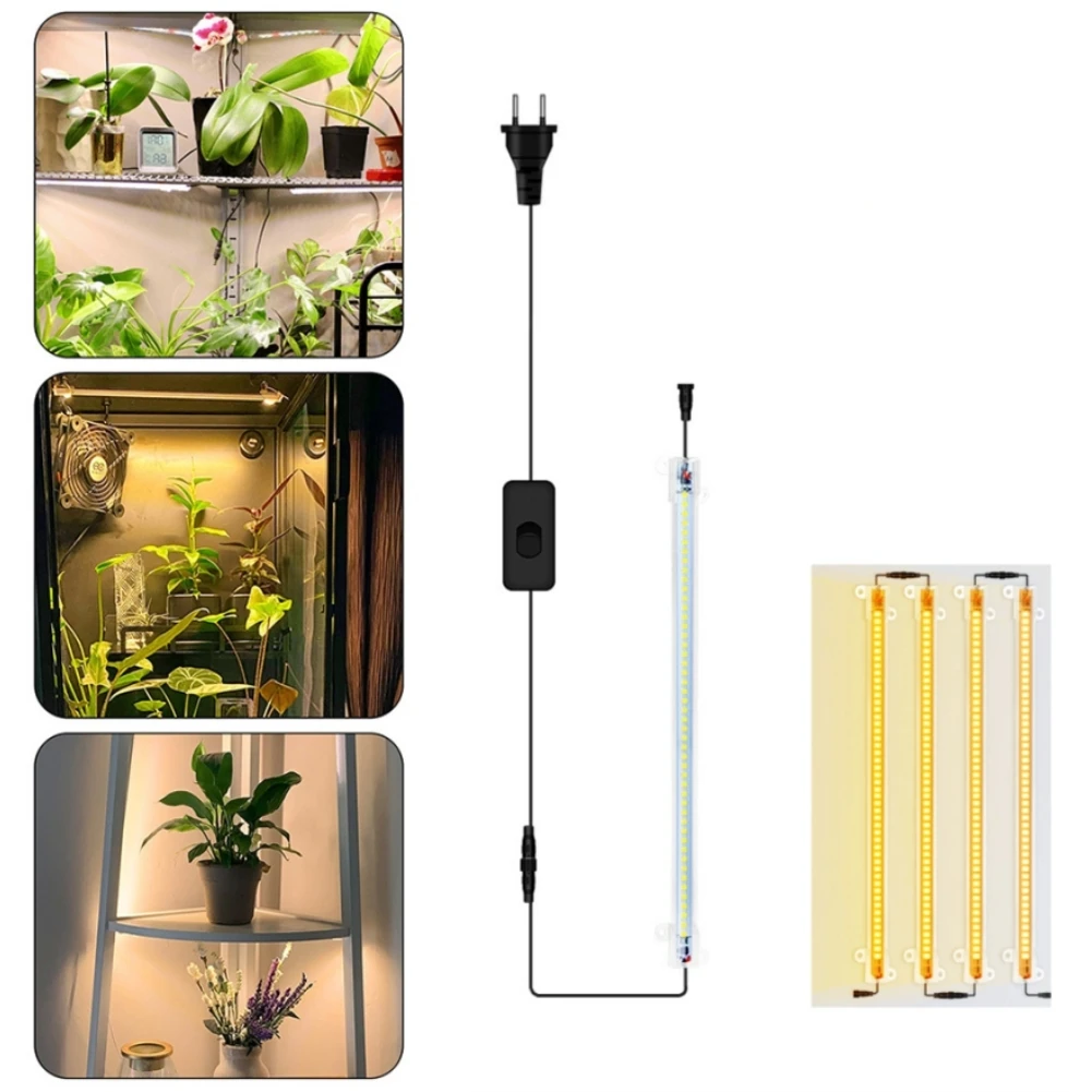 

LED Grow Bar Light Garden Multi-functional Promote Growth Full Spectrum Lights Dimmable Plant Growing Lamps For Greenhouses