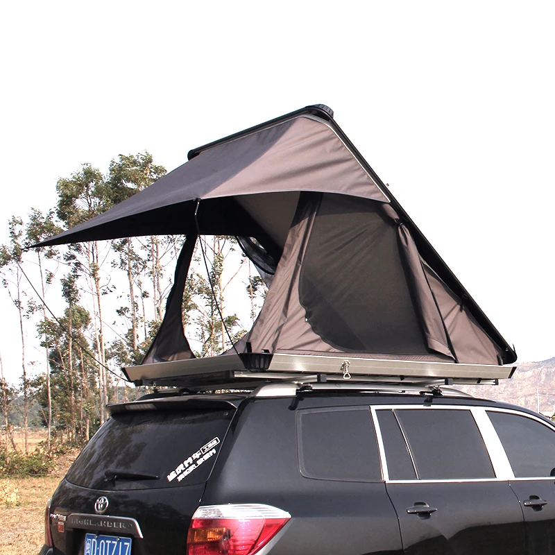 

2023 New Hardshell Roof Top Tent Vehicle Car Trailer Roof Top Tent Outdoors Overland Best Aluminum Canvas Modern One Bedroom