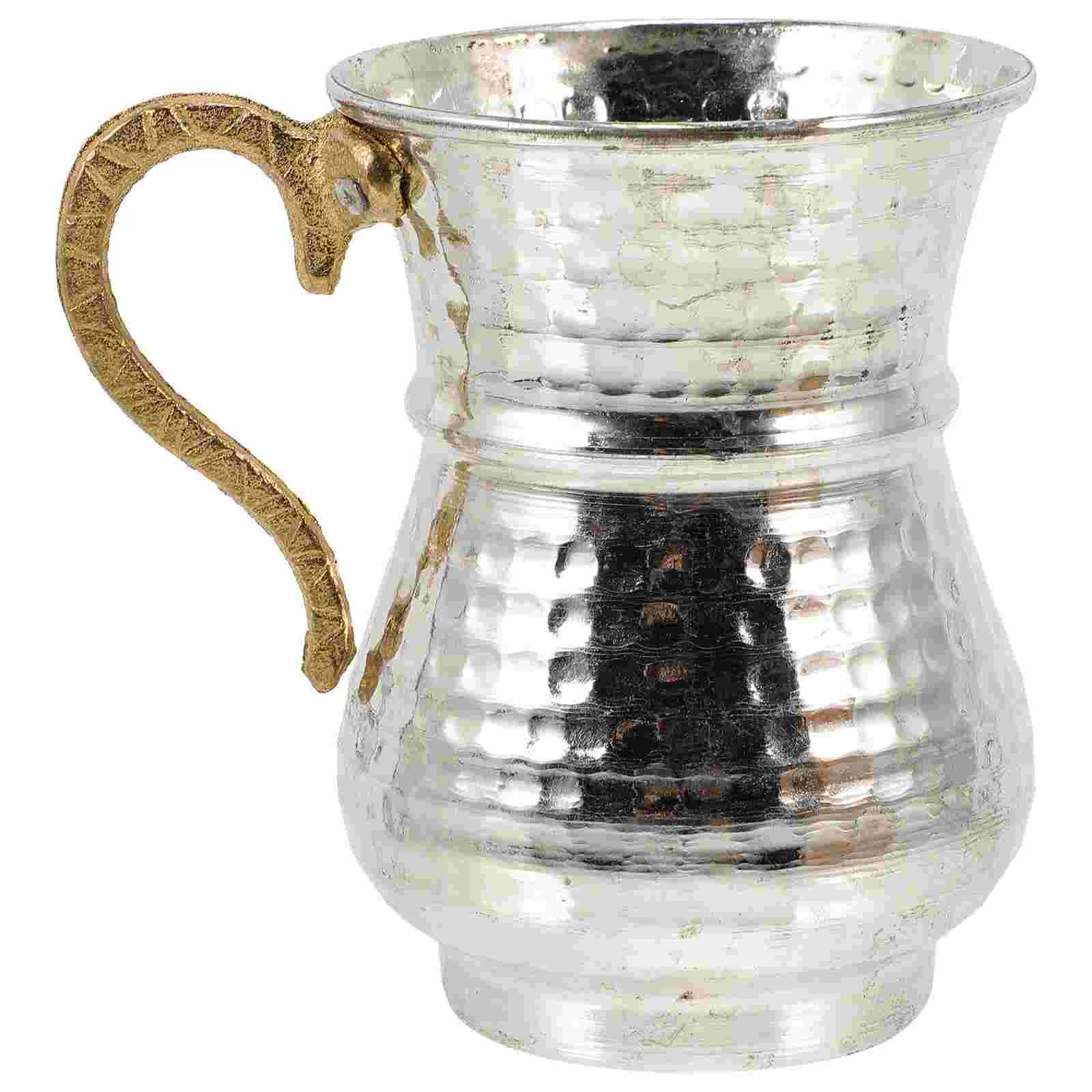 

Coffee Cup Frothingjug Dispenser Latte Pot Turkish Pitcher Cezve Maker Cappuccino Steam Pitchers Vintage Beverage Leakproof