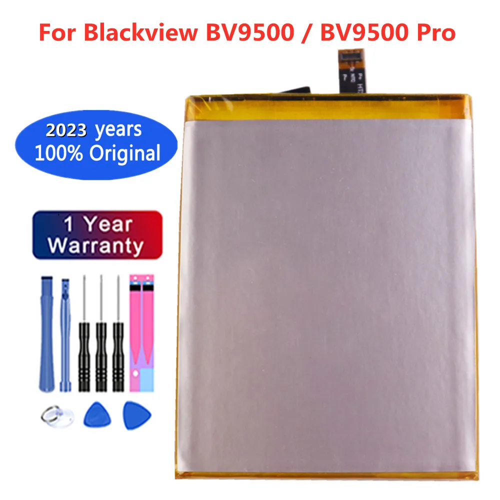 2023 оригинальный высококачественный аккумулятор 10000 мАч для Blackview BV9500 / BV9500 Pro запасные батареи для мобильного телефона MT6763T 536380