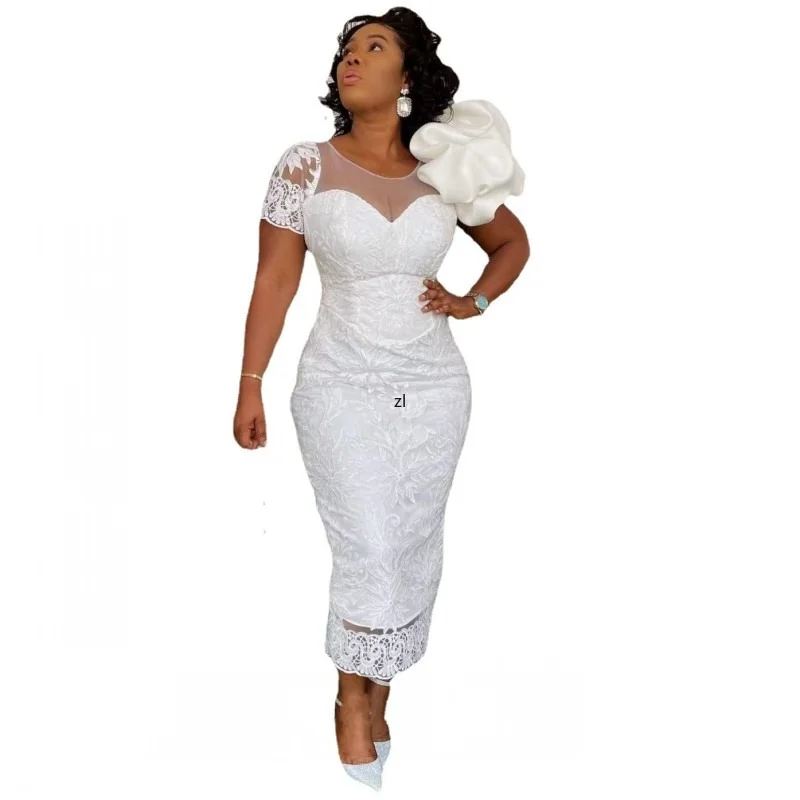 

Long African Pencil Dress Women Traditional Dashiki Africa Clothing Summer New Splice Elegant Sexy African Party Dress Vestidos