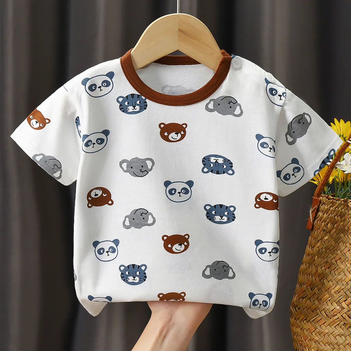 

Baby T Shirt Cartoon Baby Kids Boys Girls Children Cotton Short Sleeves Summer Clothing Children's T-Shirt Toddler Clothes
