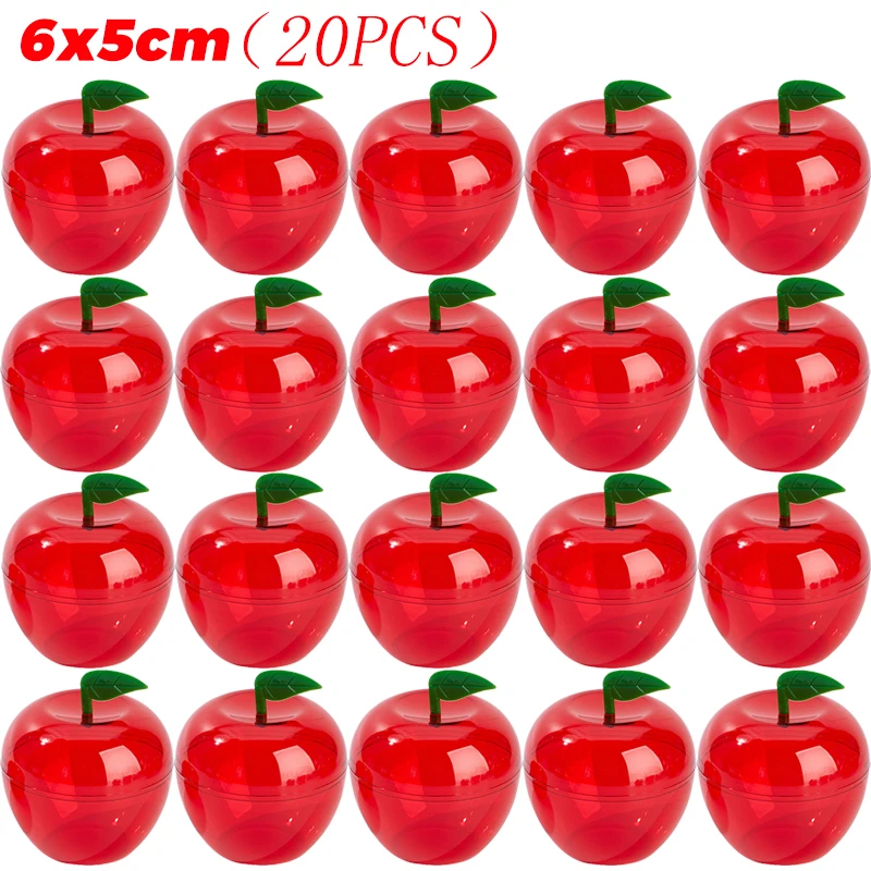 

Пластиковый красный ящик для конфет в форме яблока