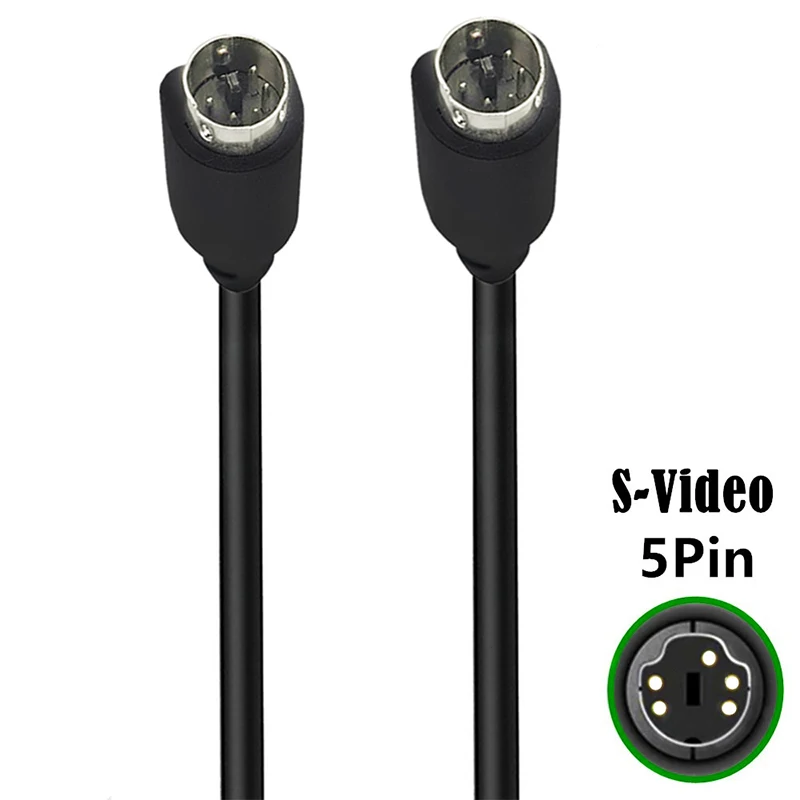 Мини Din S-Video 5-контактный аудио/видео кабель для домашнего кинотеатра MIDI AT