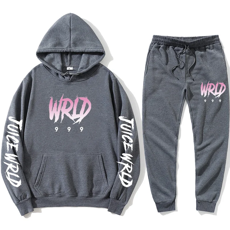 

Hot sale J UICEWrld hoodie suit sweatshirt+jogging pants Juice wrld juice wrld juicewrld trap rap rapy tomography Juice World