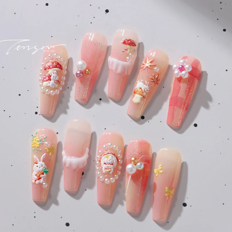 Птица Часы Ключ Яблоко Кролик Банни Радуга Кленовые Листья Сосновая Шишка Гриб