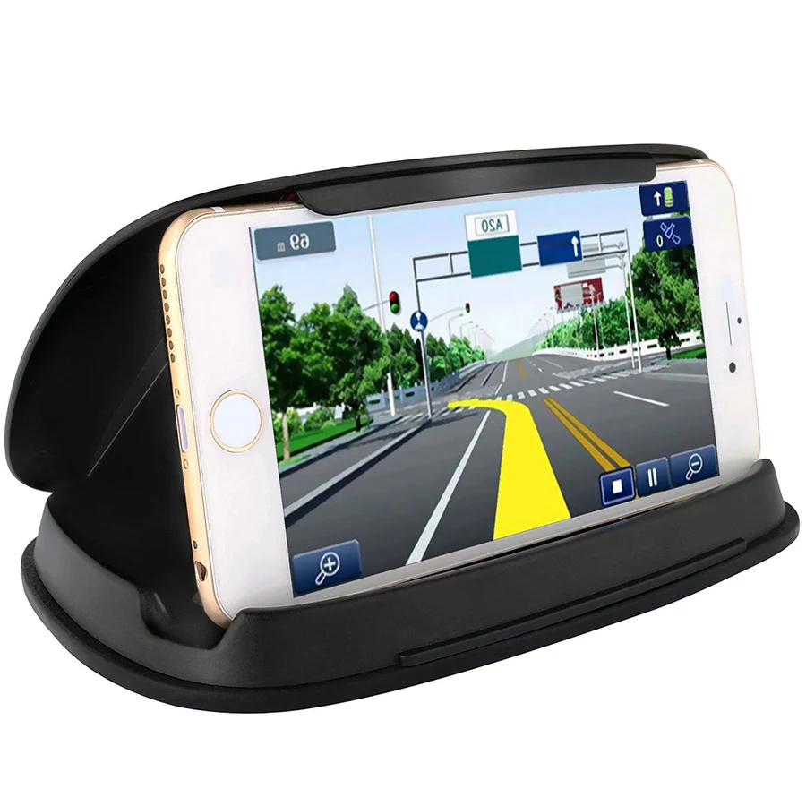 

Silicone Mount Sunshine Holder Holder Bracket Prevent Auto Resistant 3-6.8 Phone Aging Phone/dashboard/gps Clip Anti-slip