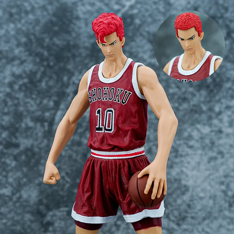 

Аниме экшн-фигурки Slam dunk Master Sakuragi Hanamiji, 30 см, ПВХ Модель, анимация, окружающий мультфильм, новогодний подарок для мальчиков