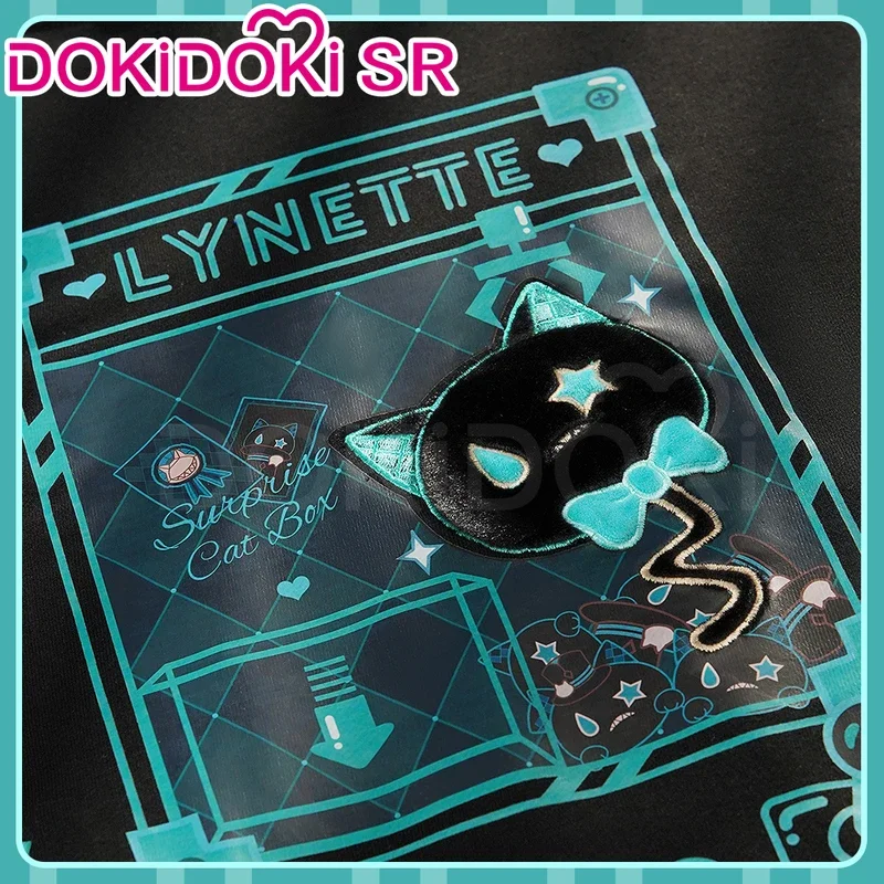 Lynette/Lyney косплей костюм игры Genshin Impact Косплей DokiDoki-SR Lyney Doujin Толстовка Милая