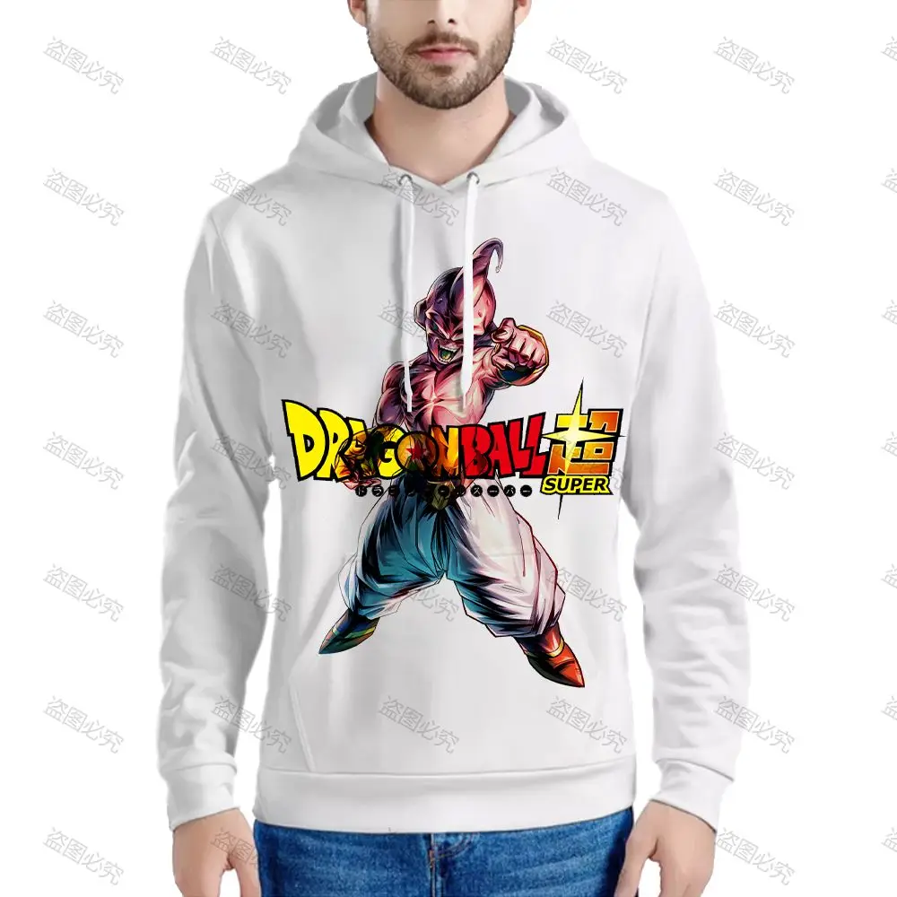 Long Sleeves Men's Clothing Hoodies Street Essentials Super Saiyan Harajuku Man Sweatshirts Dragon Ball Z Anime Party Fashion