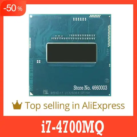 Скидка 40%, оригинальный официальный процессор SHAOLIN i7 4700MQ SR15H 2,4 ГГц четырехъядерный восьмипоточный Процессор 6 Мб 47 Вт Разъем G3/rPGA946B