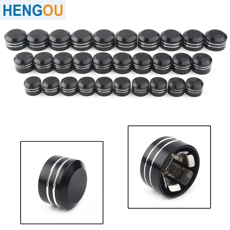 

Black CNC Inner 9mm-13mm Schrauben Motor Bolt Topper Caps Cover