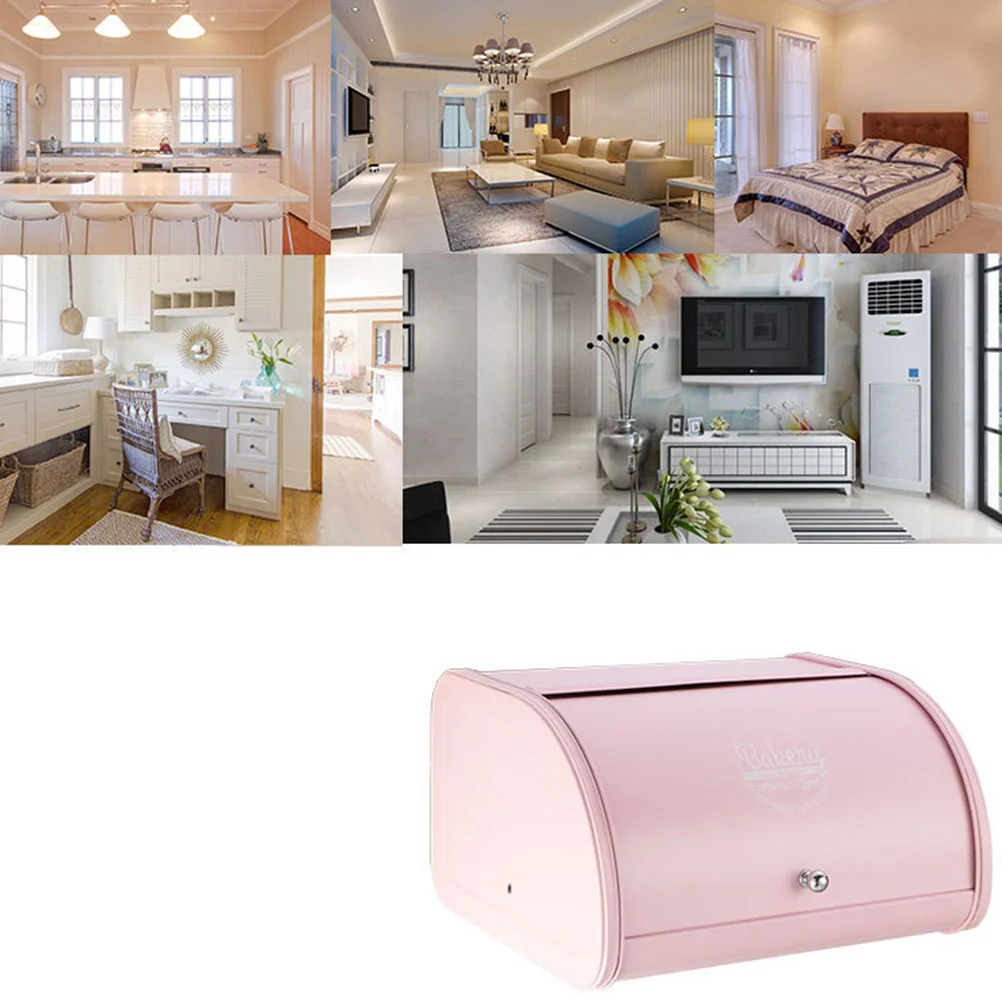 

Bread Box Bin Farmhouse: Bread Storage Container Vintage Roll Bread Bin Pastry Container For Kitchen Countertop Pantry