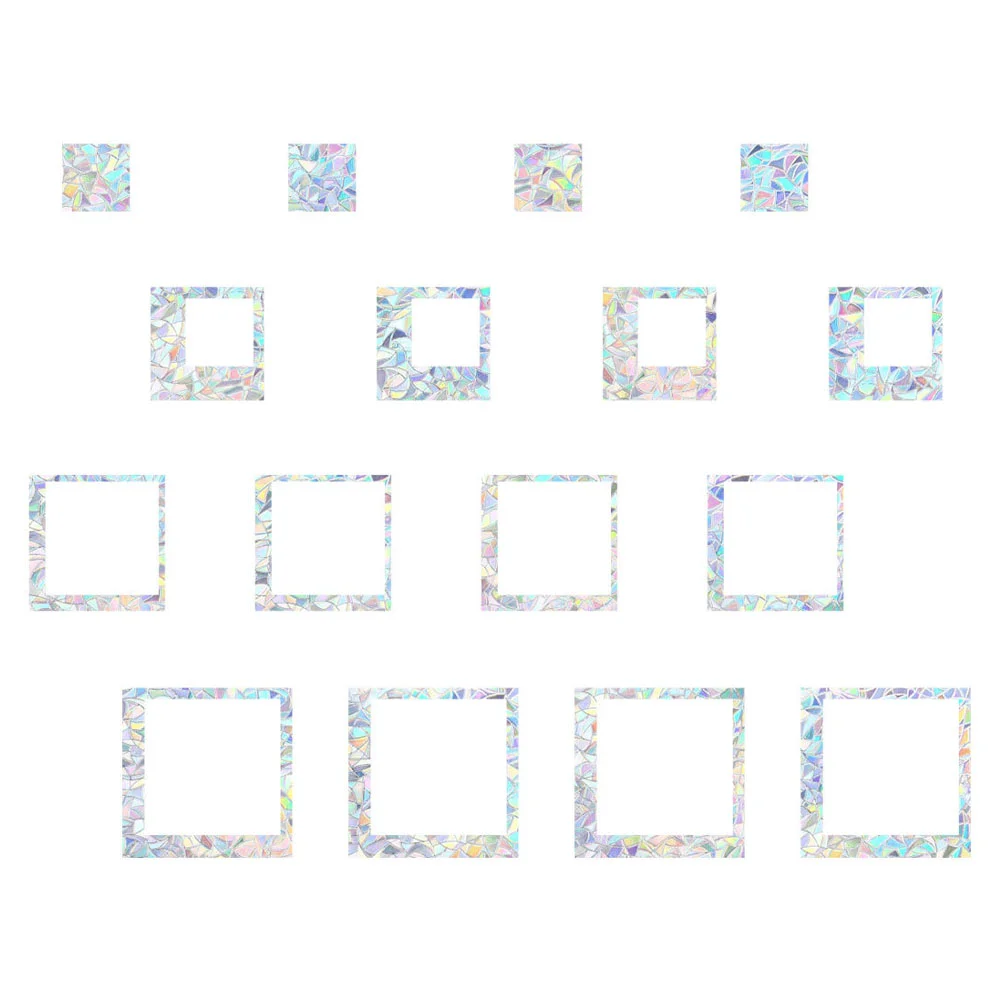 

1 Set of Decorative Window Stickers Removable Window Chic Decals Window Ornaments