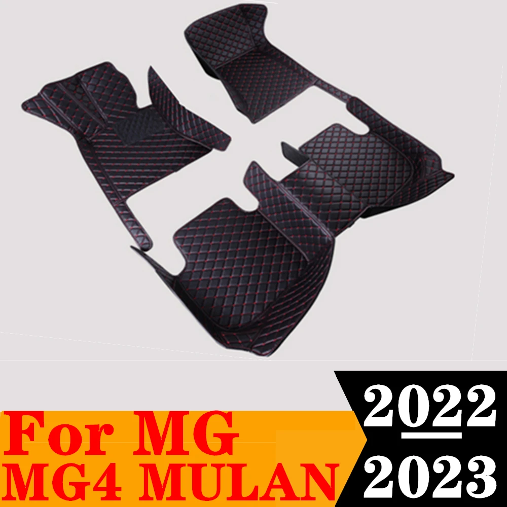 

Sinjayer Waterproof Leather Custom Fit Car Floor Mats Front & Rear FloorLiner Auto Parts Carpet Mat For MG MG4 MULAN 2022 2023