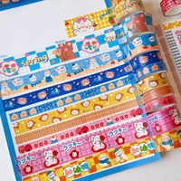 5rolls cartoon cute animals washi tape suit hand account stationery masking adhesive decorative tape kawaii sealing sticker