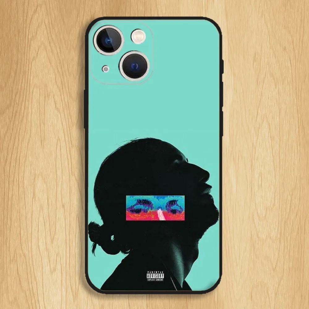 Чехол для телефона Lomepal France Rapper iPhone15 14 13 12 11 Pro Max Plus Mini X XS XR 8 7 6 S SE Мягкий черный