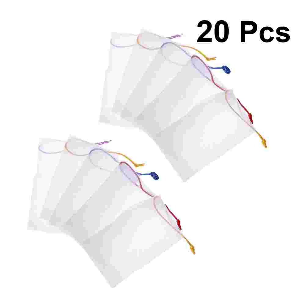 

20 Pcs Soap Mesh Holder Bubble Net Cleansing Foaming Nets Native Face Wash Saver Pouch Bag
