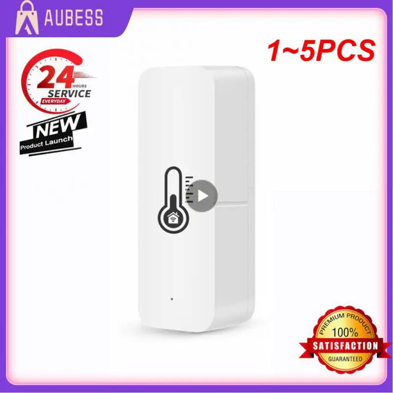 

Умный Wi-Fi датчик температуры и влажности Tuya, 1-5 шт.