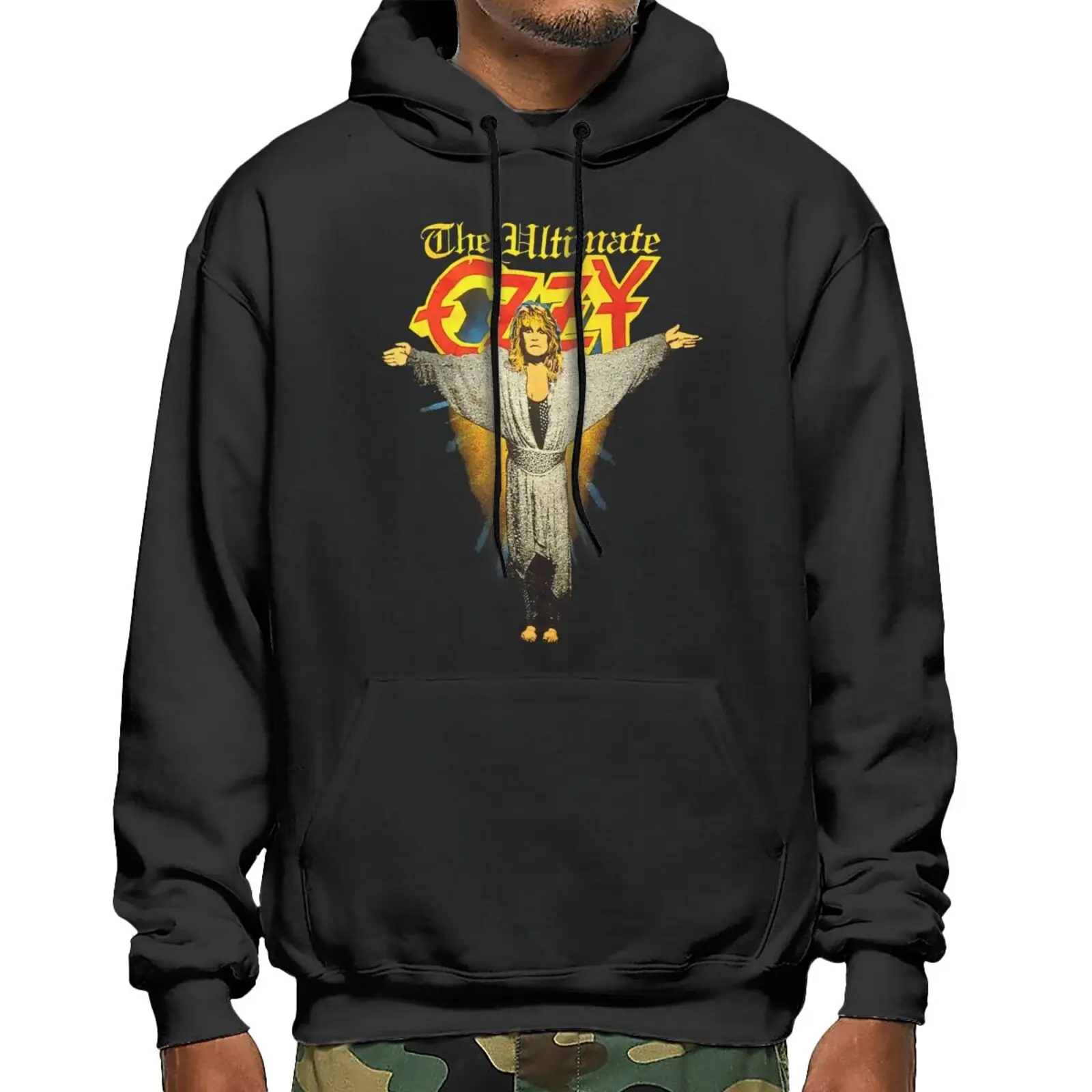 

1986 1987 Ozzy Osbourne The Ultimate 3964 Hoodie Man Sweatshirts Men 's Sweater Hoodies Women Men's Sets Men's Sets Men's Coat