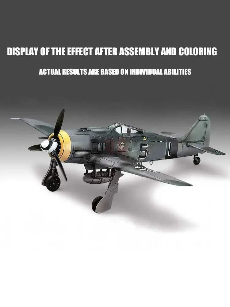 Академия в сборе модель 12480 FW190A-6/8 Fighter 1/72 SCAE