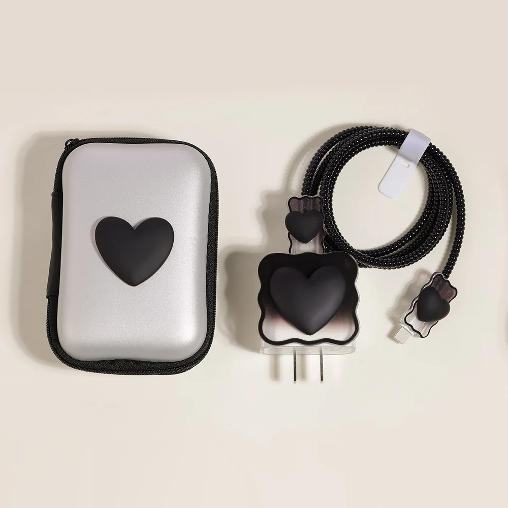 

Водонепроницаемая сумка для кабеля 3D Love Heart для iPhone