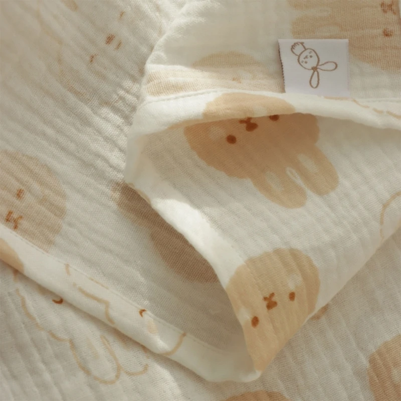

Newborn Quilt Swaddle Blanket Summer Wrap Blankets Skin Friendly Baby Bath Towel