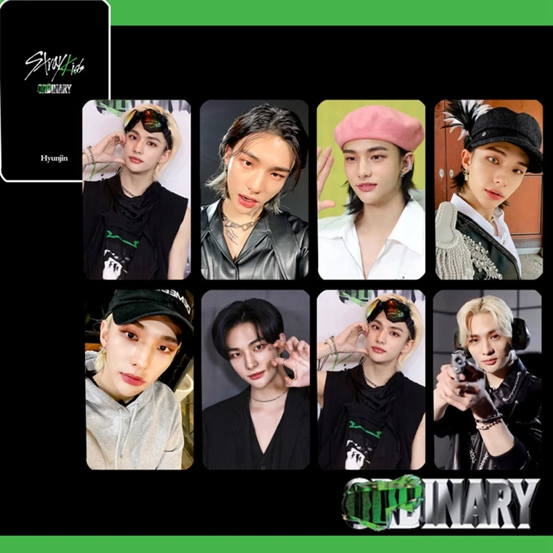 8 шт./компл. Kpop бродячие дети маньяк новый альбом фотооткрытки Han BangChan Felix открытки