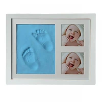 baby newborn handprint footprint kit casting infant baby diy non toxic souvenirs gifts imprint soft clay inkpad for baby