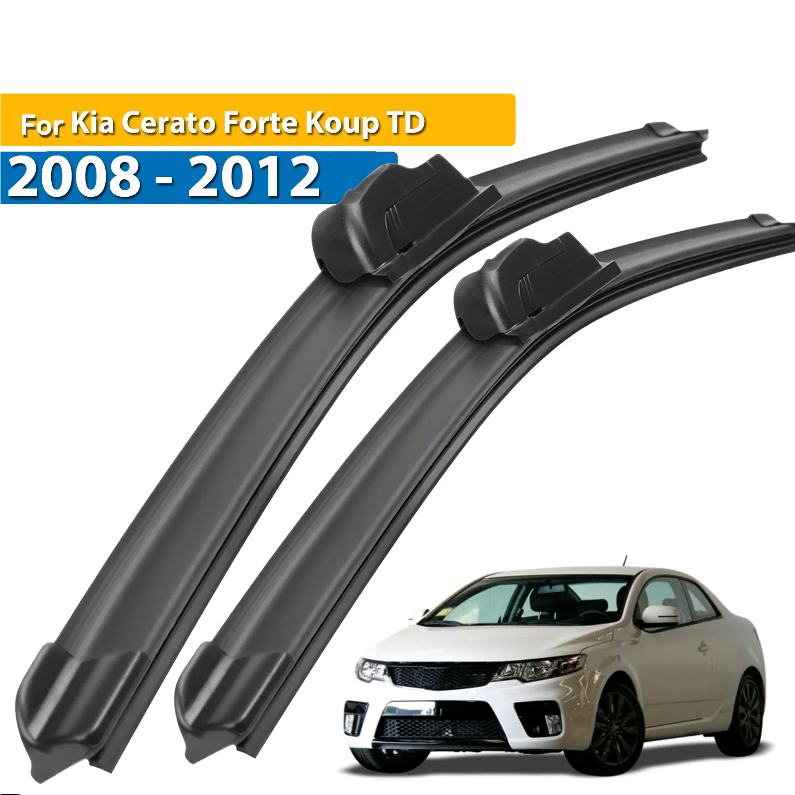 

Передние щетки стеклоочистителя Erick для Kia Cerato Forte Koup TD 2008-2012 лобовое стекло, лобовое стекло, автомобильные щетки от дождя 24 "+ 20"