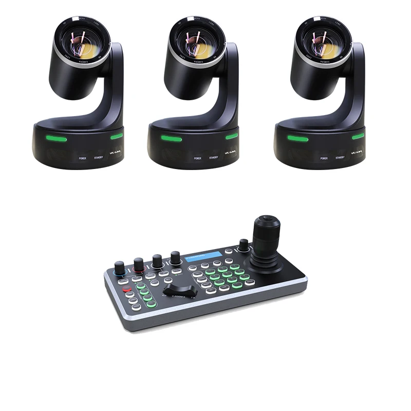 

Hotsale 1080P60FPS 12X 20X Optical Zoom Joystick Keyboard Controller PTZ Broadcasting Camera Live Streaming Equipment Camera
