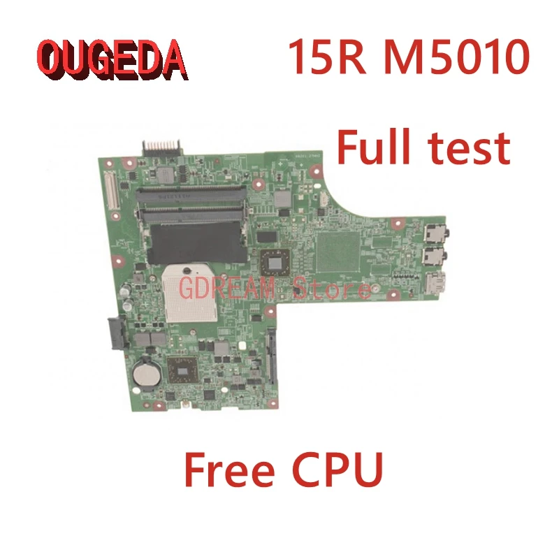 Материнская плата OUGEDA CN-0YP9NP 0YP9NP 09913-1 DG15 48,4hh06. 011 для ноутбука Dell Inspiron 15R M5010 HD4200, Бесплатная Материнская Плата ЦП