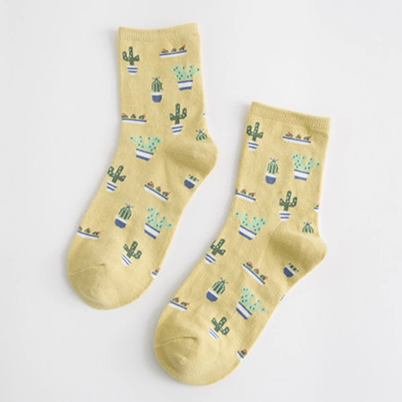 Classical Women's Socks Flowers Dress Socks Girl's Famale Cute  Socks Spring And Autumn Socks Socks for Women Fashion Cute Socks