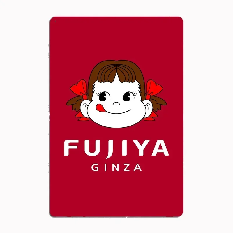 Металлическая вывеска Milky Peko-chan Ginza кинотеатр гараж клуб забавные таблички