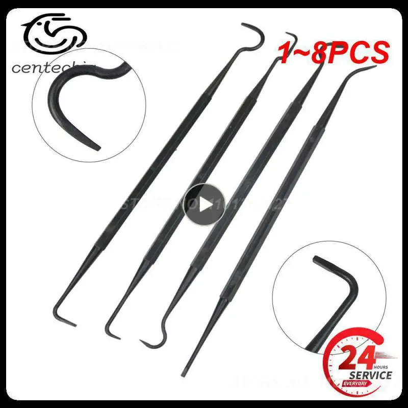 

1 ~ 8 шт. многоцелевой инструмент для очистки автомобиля, аксессуары, проволочные щетки и 4 нейлоновых медиатора, Набор щеток с 3 двойными головками