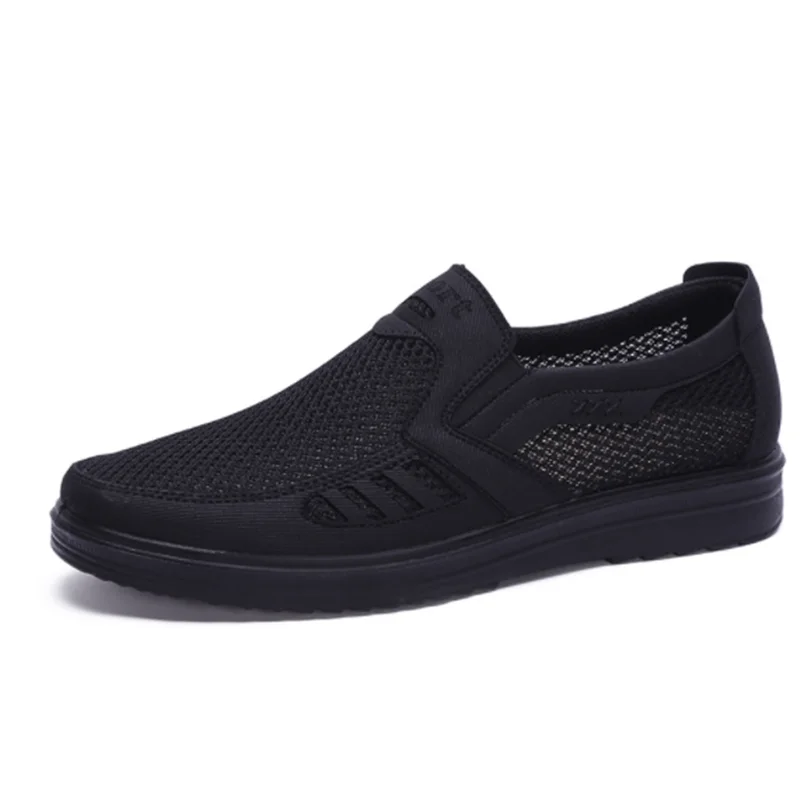 Мужские туфли на плоской подошве из ткани в джентльменском стиле размера плюс