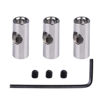 3pcs motor axle 3 17mm to 5mm change over shaft adapter sleeve for rc model car boat plane 3650 550 540 motor